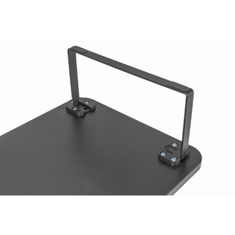 Gembird MS-TABLE2-01 - Stand - long rectangle - for 2 monitors / notebook - plastic, particle board, steel - black - desktop - 5