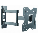 Gembird WM-42ST-02 - Mounting kit (single arm mount) - for LCD TV - full motion - plastic, steel - screen size: 23"-42" - wall-mountable