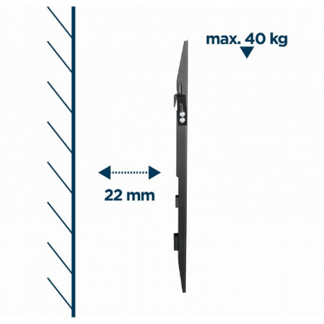 Gembird WM-70F-02 - Mounting kit (wall mount) - for LCD TV - fixed - steel - screen size: 37"-70" - 4