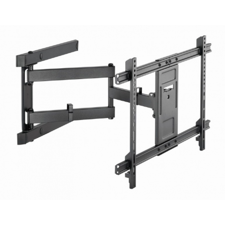 Gembird WM-80ST-05 - Mounting kit (wall mount) - for LCD TV - full motion - plastic, steel - black - screen size: 37"-80" - 1