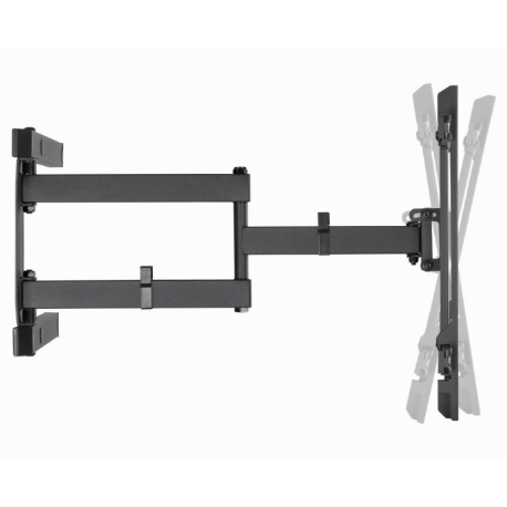 Gembird WM-80ST-05 - Mounting kit (wall mount) - for LCD TV - full motion - plastic, steel - black - screen size: 37"-80" - 7