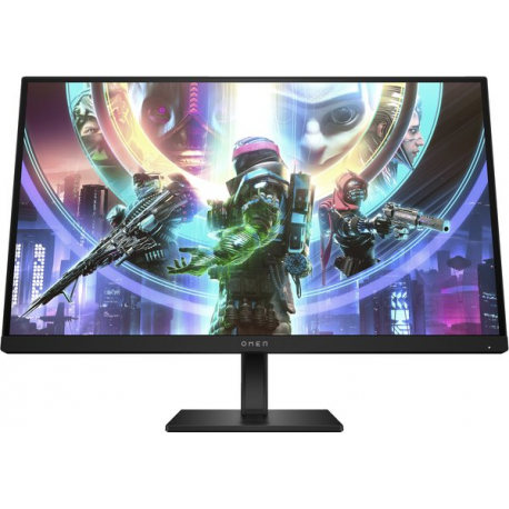 OMEN by HP 27qs - LED monitor - gaming - 27" - 2560 x 1440 QHD @ 240 Hz - IPS - 400 cd / m² - 1000:1 - 1 ms - 2xHDMI, DisplayPort - speakers - black - 0