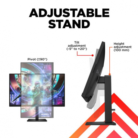 OMEN by HP 27qs - LED monitor - gaming - 27" - 2560 x 1440 QHD @ 240 Hz - IPS - 400 cd / m² - 1000:1 - 1 ms - 2xHDMI, DisplayPort - speakers - black - 15