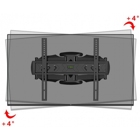 Gembird WM-58ST-01 - Mounting kit (wall mount) - full-motion - for flat panel - premium - steel - screen size: 32"-58" - 6