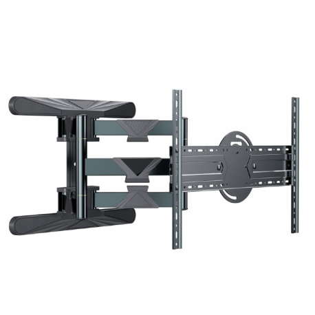 Gembird WM-80STR-01 - Mounting kit (wall mount) - full-motion - for LCD TV - rotating - steel - screen size: 40"-80" - 6