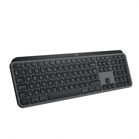 Logitech MX Keys S - Keyboard - backlit - wireless - Bluetooth LE - AZERTY - Belgium - key switch: Scissor-Key - graphite - 3
