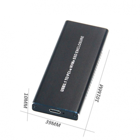 CoreParts - Storage enclosure - M.2 Card - USB 3.1 - 3