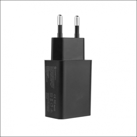 CoreParts - Power adapter - 12 Watt - 2.4 A (USB) - black - for iPad / iPhone / iPod - 2