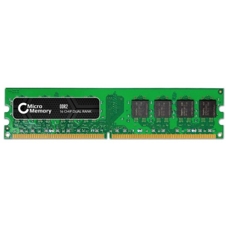 CoreParts - DDR2 - module - 2 GB - DIMM 240-pin - 800 MHz / PC2-6400 - CL6 - 1.8 V - unbuffered - non-ECC - 0