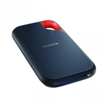 SanDisk Extreme Portable V2 - SSD - encrypted - 2 TB - external (portable) - USB 3.2 Gen 2 (USB-C connector) - 256-bit AES - sky blue - 3