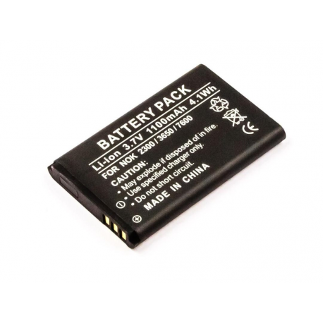 CoreParts Mobile - Battery - Li-Ion - 1100 mAh - black - for Nokia 10X, 111, 12XX, 130, 16XX, 1800, 20X, 215, 222, 27XX, 31XX, C1, C2, X2; Asha 20X - 0