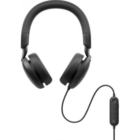 Dell Pro Wired ANC Headset WH5024 - Headset - on-ear - wired - active noise cancelling - USB-C - Zoom Certified, Certified for Microsoft Teams - 4