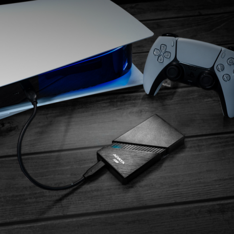 ADATA SE920 - SSD - 1 TB - external (portable) - USB4 (USB-C connector) - black - 11