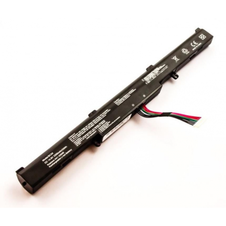 CoreParts - Laptop battery (equivalent to: ASUS A41-X550E) - Lithium Ion - 4-cell - 2600 mAh - 33 Wh - black - for ASUS X550; X750; X751 - 0