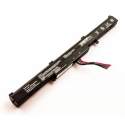 CoreParts - Laptop battery (equivalent to: ASUS A41-X550E) - Lithium Ion - 4-cell - 2600 mAh - 33 Wh - black - for ASUS X550; X750; X751