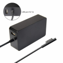 CoreParts - Power adapter - AC - 60 Watt - black - for Microsoft Surface Pro (Mid 2017), Pro 3, Pro 4, Pro 6, Pro 7
