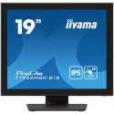 iiyama ProLite T1932MSC-B1S - LCD monitor - 19" - touchscreen - 1280 x 1024 - IPS - 250 cd / m² - 1000:1 - 14 ms - HDMI, VGA, DisplayPort - speakers - matte black