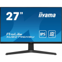iiyama ProLite XUB2463HSU-B1 - LED monitor - 24" (23.8" viewable) - 1920 x 1080 Full HD (1080p) @ 100 Hz - IPS - 250 cd / m² - 1300:1 - 3 ms - HDMI, DisplayPort - speakers - black, matte