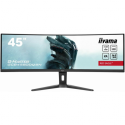 iiyama G-MASTER Red Eagle GCB4580DQSN-B1 - LED monitor - gaming - curved - 45" (44.5" viewable) - 5120 x 1440 Dual Quad HD @ 165 Hz - VA - 450 cd / m² - 3000:1 - HDR400 - 0.8 ms - 2xHDMI, DisplayPort - speakers - black, matte