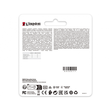 Kingston DataTraveler SE9 G3 - USB flash drive - 256 GB - USB 3.2 Gen 1 - gold - 5