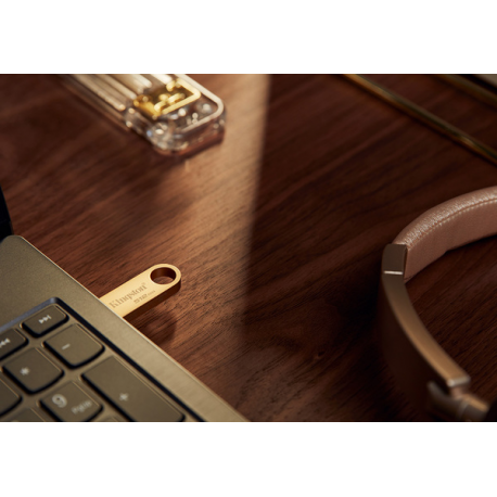 Kingston DataTraveler SE9 G3 - USB flash drive - 256 GB - USB 3.2 Gen 1 - gold - 7