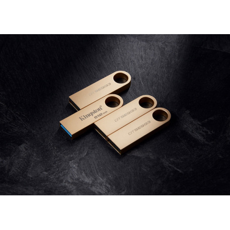 Kingston DataTraveler SE9 G3 - USB flash drive - 256 GB - USB 3.2 Gen 1 - gold - 8