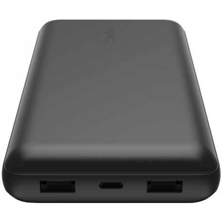 Belkin BoostCharge - Power bank - 26000 mAh - 32 Watt - Fast Charge, PD - 4 output connectors (USB, 24 pin USB-C) - on cable: USB-C - 0
