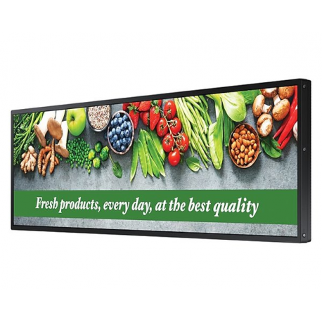 Samsung SH37C - 37" Diagonal Class SHC Series LED-backlit LCD display - digital signage - Tizen OS 1920 x 540 - black - 4