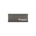 Transcend ESD265C - SSD - 500 GB - external (portable) (USB-C connector) - 256-bit AES - iron grey