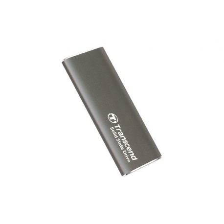 Transcend ESD265C - SSD - 500 GB - external (portable) (USB-C connector) - 256-bit AES - iron grey - 1