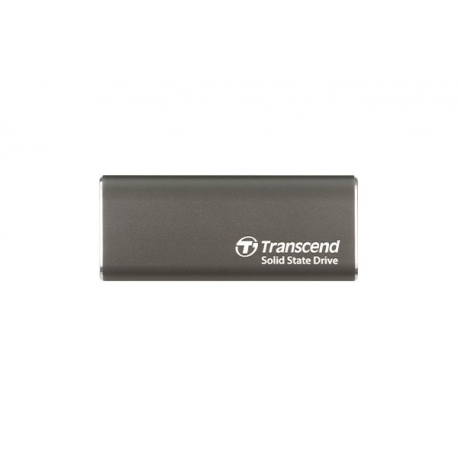 Transcend ESD265C - SSD - 1 TB - external (portable) (USB-C connector) - 256-bit AES - iron grey - 0