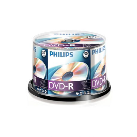 Philips DM4S6B50F - 50 x DVD-R - 4.7 GB (120min) 16x - spindle - 0