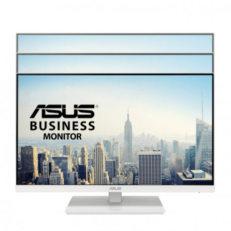 ASUS VA24EQSB-W - LED monitor - 24" (23.8" viewable) - 1920 x 1080 Full HD (1080p) @ 75 Hz - IPS - 300 cd / m² - 1000:1 - 5 ms - HDMI, VGA, DisplayPort - speakers - white - 10
