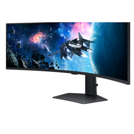 Samsung Odyssey G9 S49CG954EU - G95C Series - LED monitor - gaming - curved - 49" - 5120 x 1440 Dual Quad HD @ 240 Hz - VA - 450 cd / m² - 2500:1 - DisplayHDR 1000 - 1 ms - 2xHDMI, DisplayPort - black - 6
