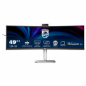 Philips 49B2U6900CH - 6000 Series - LED monitor - curved - USB - 49" (48.8" viewable) - 5120 x 1440 Dual Quad HD @ 75 Hz - VA - 450 cd / m² - 3000:1 - DisplayHDR 400 - 4 ms - 2xHDMI, DisplayPort, 2xUSB-C - speakers - textile black
