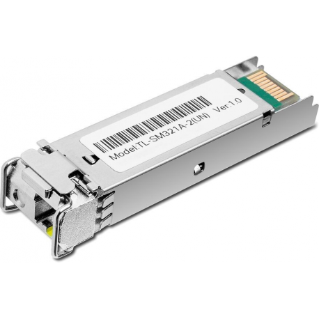 TP-Link TL-SM321A-2 V1 - SFP (mini-GBIC) transceiver module - 1GbE - 1000Base-BX - LC / UPC single-mode - up to 2 km - 1310 (RX)  /  1550 (TX) nm - 0
