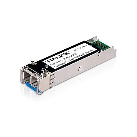 TP-Link TL-SM311LS - SFP (mini-GBIC) transceiver module - fibre optic - LC single-mode - up to 10 km - 1310 nm - for P / N: TL-SG3452XP V1 - 1