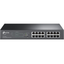 TP-Link TL-SG1016PE - Switch - smart - 8 x 10 / 100 / 1000 (PoE+) + 8 x 10 / 100 / 1000 - desktop, rack-mountable - PoE+ (110 W)