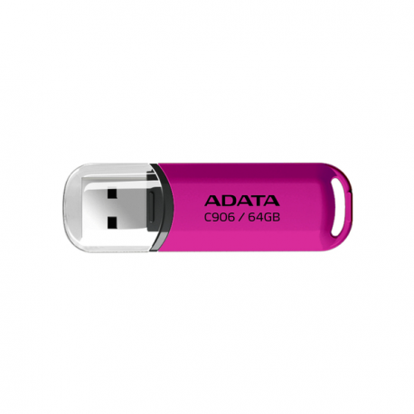 ADATA Classic Series C906 - USB flash drive - 64 GB - USB 2.0 - pink - 0