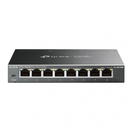 TP-Link JetStream TL-SG108E V6.6 - Switch - unmanaged - 8 x 10 / 100 / 1000Base-T - desktop, wall-mountable - 0