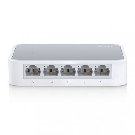 TP-Link TL-SF1005D 5-Port 10 / 100Mbps Desktop Switch - Switch - 5 x 10 / 100 - desktop - 1
