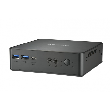 Shuttle XPC nano NC40U5 - Barebone - mini PC - 1 x Core i5 1235U  /  1.3 GHz - RAM 0 GB - UHD Graphics 620 - 1GbE - black - 0