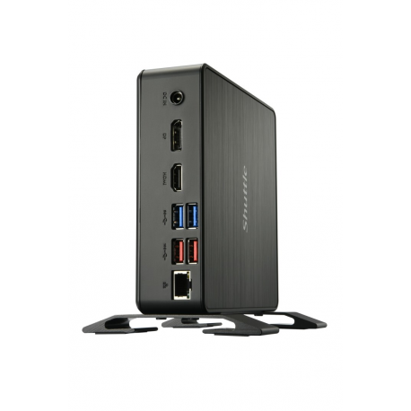 Shuttle XPC nano NC40U5 - Barebone - mini PC - 1 x Core i5 1235U  /  1.3 GHz - RAM 0 GB - UHD Graphics 620 - 1GbE - black - 9
