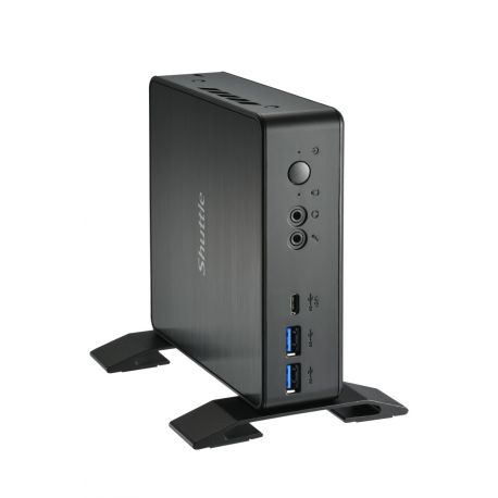 Shuttle XPC nano NC40U5 - Barebone - mini PC - 1 x Core i5 1235U  /  1.3 GHz - RAM 0 GB - UHD Graphics 620 - 1GbE - black - 10