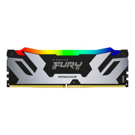 Kingston FURY Renegade RGB - DDR5 - module - 48 GB - DIMM 288-pin - 6000 MHz / PC5-48000 - CL32 - 1.35 V - unbuffered - on-die ECC - black & silver - 4