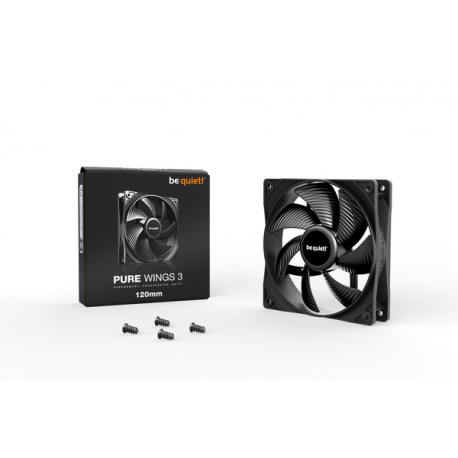 be quiet! Pure Wings 3 - Case fan - 120 mm - black - 1