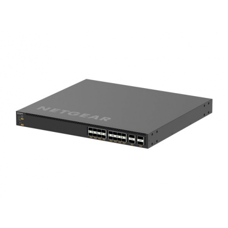 NETGEAR M4350 Series M4350-16V4C - Switch - L3 - Managed - 16 x 1 / 10 / 25 Gigabit SFP28 + 4 x 40 / 100 Gigabit QSFP28 - front to back airflow - rack-mountable - 10