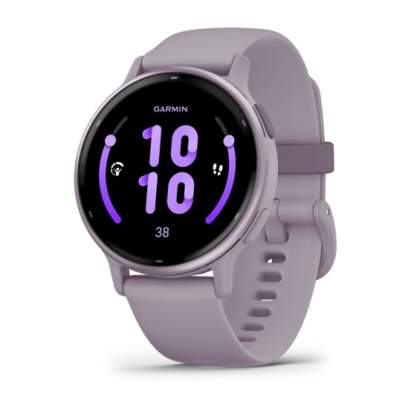 Garmin vívoactive 5 - Orchid - smart watch with band - silicone - wrist size: 125-190 mm - display 1.2" - 4 GB - Bluetooth, Wi-Fi, ANT+ - 26 g - 0