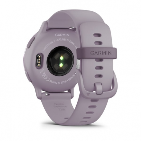 Garmin vívoactive 5 - Orchid - smart watch with band - silicone - wrist size: 125-190 mm - display 1.2" - 4 GB - Bluetooth, Wi-Fi, ANT+ - 26 g - 1
