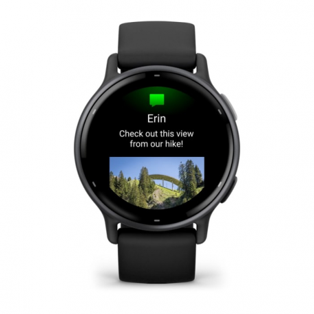 SMARTWATCH VIVOACTIVE 5/BLACK/SLAT 010-02862-10 GARMIN - 5